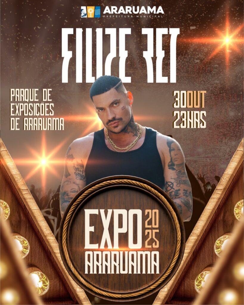 URL-FELIPE-RET-819x1024 Expo Araruama 2025: programação completa e shows gratuitos na Região dos Lagos
