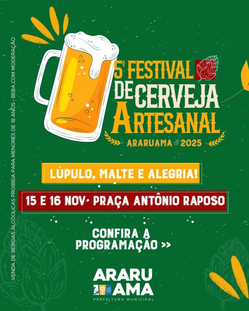 5o-Festival-de-Cerveja-Artesanal-de-Araruama-2025-819x1024 5º Festival de Cerveja Artesanal de Araruama 2025: Música, Gastronomia e as Melhores Cervejas da Região na Praça Antônio Raposo