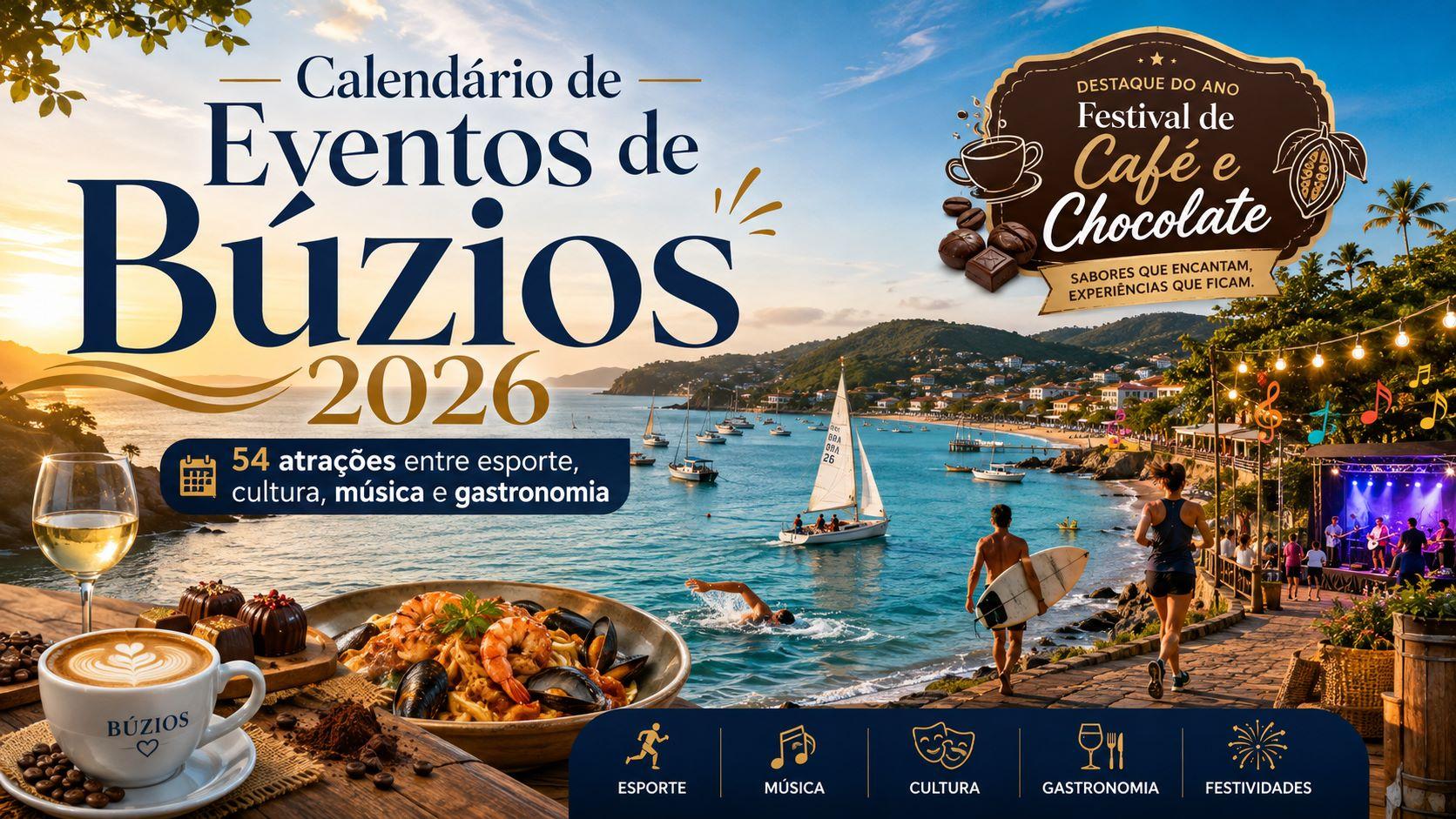Calendário de Eventos de Búzios 2026