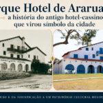 Fachada do Parque Hotel de Araruama, patrimônio histórico do município