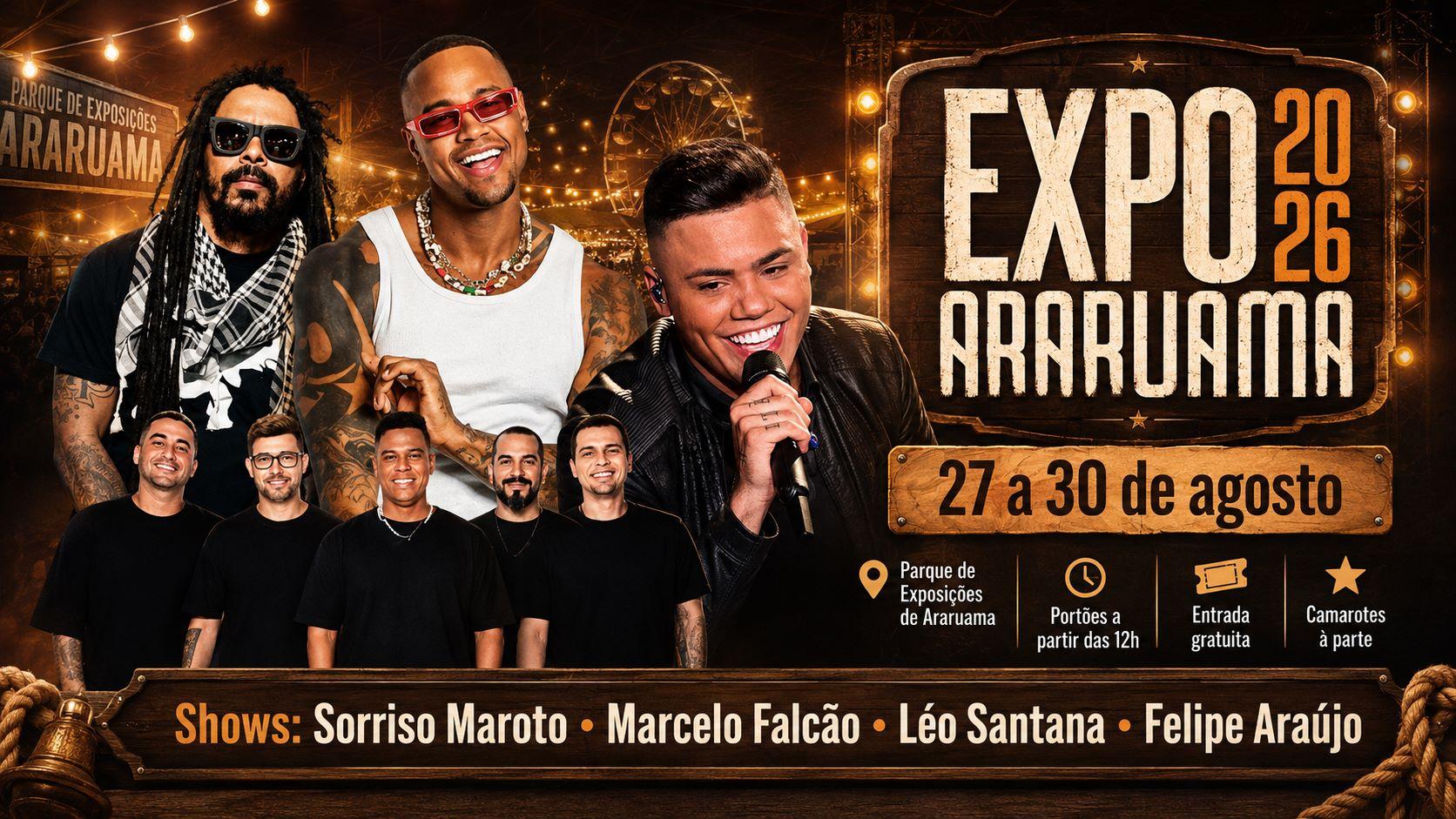 Expo Araruama 2026 no parque de exposiçao