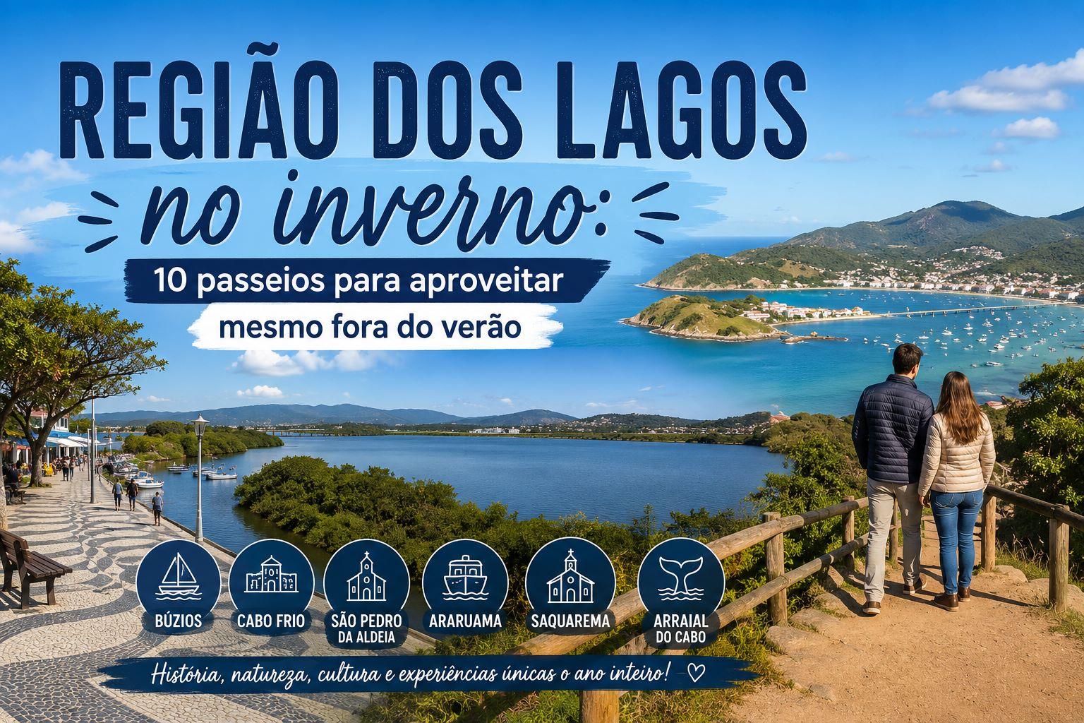 Região dos Lagos no inverno