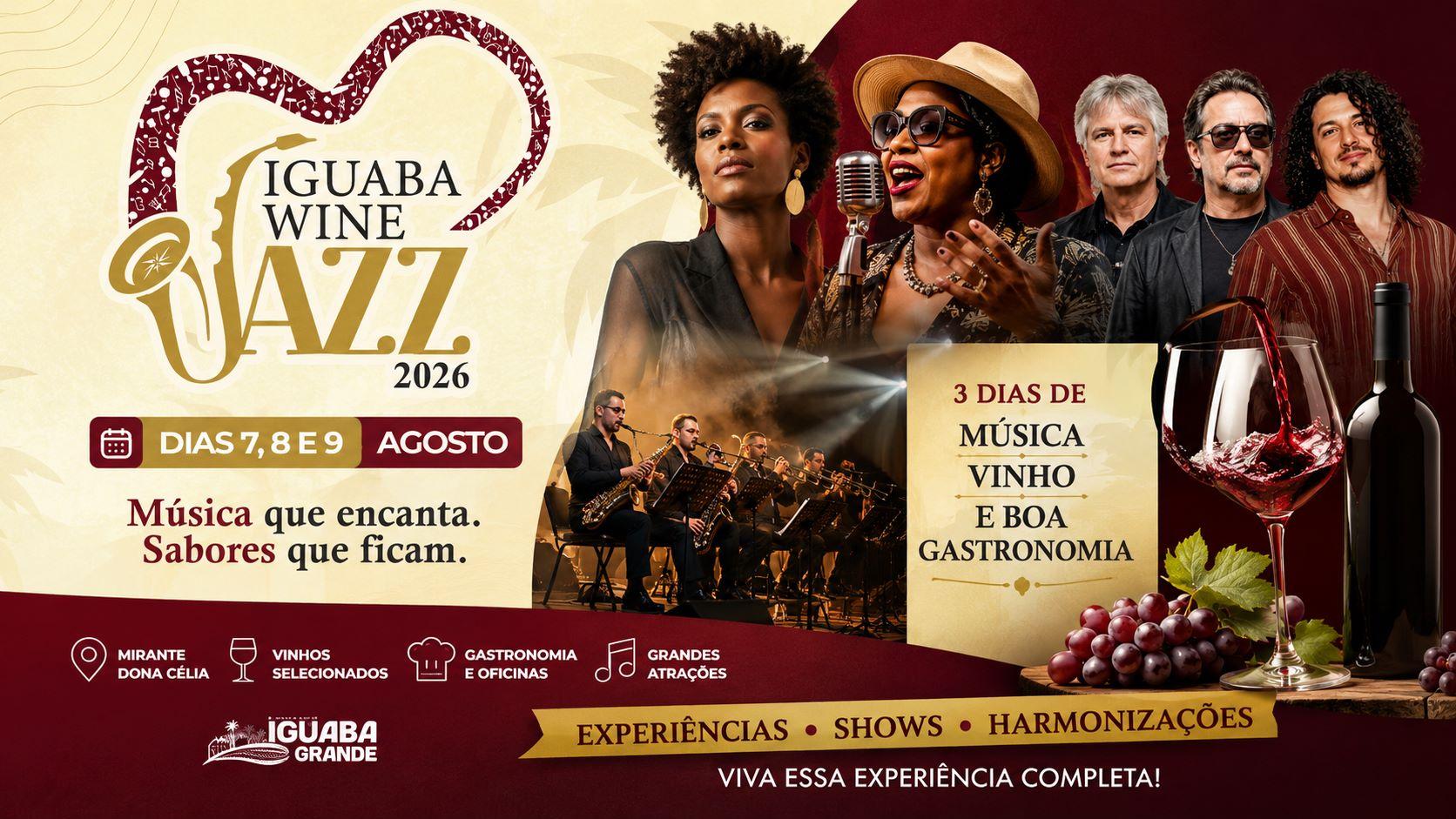 Wine Jazz em Iguaba Grande 2026