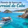Passeio de barco em Arraial do Cabo com praias e mar azul