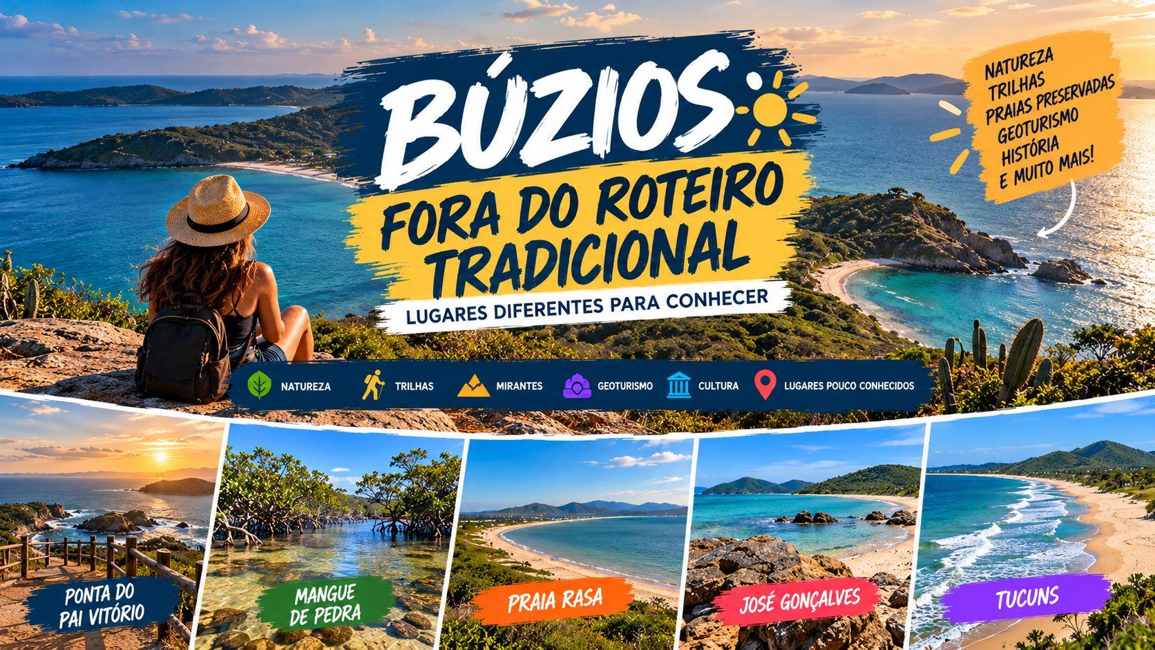 Búzios fora do roteiro tradicional com Ponta do Pai Vitório, natureza e praias preservadas