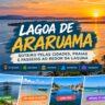 Lagoa de Araruama com praias, cidades e passeios ao redor da laguna