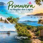 Primavera na Região dos Lagos com praias, trilhas, lagoas e passeios